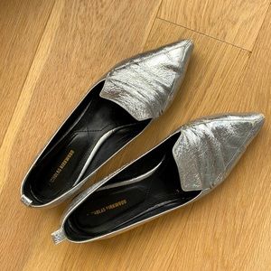 Nicholas Kirkwood Metallic Beya Loafers